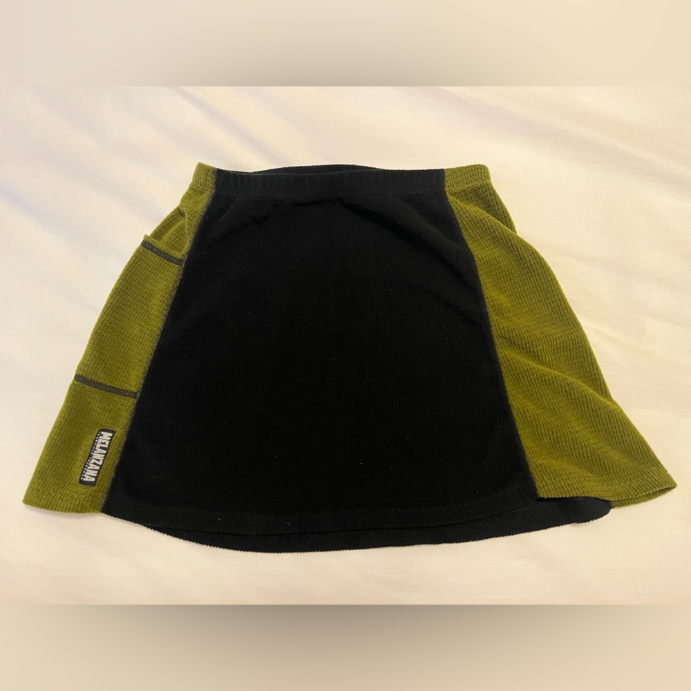 Melanzana Micro Grid Fleece Skirt